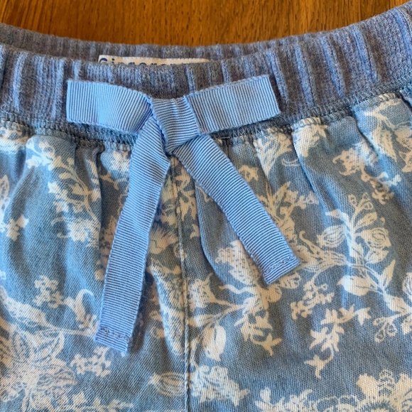 GINGERSNAPS Girls Floral Shorts 18 months Blue Toile Cotton Toddler Girl - Picture 3 of 5